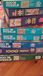 puzzels, 500 t/m 1500 stukjes, Legpuzzel, Zo goed als nieuw, Ophalen
