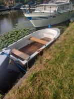 Vis/ tour bootje 3.40 met yamaha 4 pk 4 tact en trailer, Watersport en Boten, Vis- en Consoleboten, Ophalen, Gebruikt, Tot 10 pk