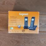 Gigaset A420 - Duo DECT telefoon - Zwart, Ophalen of Verzenden, Zo goed als nieuw