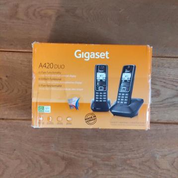 Gigaset A420 - Duo DECT telefoon - Zwart beschikbaar voor biedingen