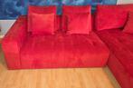 Lazarro rood hoekbank - Passe Partout showroommodel, Huis en Inrichting, Ophalen, 250 tot 300 cm, Hoekbank, Nieuw