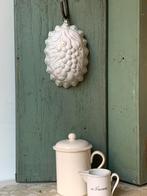Oude wit emaille puddingvorm, Antiek en Kunst, Ophalen of Verzenden