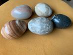 Onyx/Marmer 5 eieren, Verzamelen, Mineralen en Fossielen, Ophalen