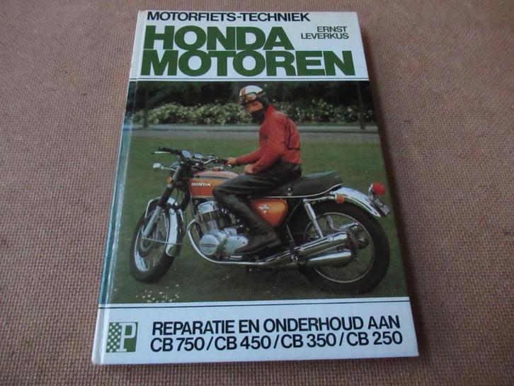 Motorfiets-techniek Honda Motoren, CB750/CB450/CB350/CB250, Motoren, Handleidingen en Instructieboekjes, Honda, Verzenden