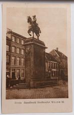 Ansichtkaart Breda 1924, standbeeld stadhouder Willem III., Ophalen of Verzenden, 1920 tot 1940, Noord-Brabant