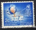 Zuid-Afrika 1962-1963 - Yvert 266 - Goudmijn (ST), Postzegels en Munten, Postzegels | Afrika, Zuid-Afrika, Ophalen, Gestempeld