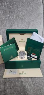 Rolex datejust 126334 rhodium 41mm full set full link, Sieraden, Tassen en Uiterlijk, Horloges | Heren, Ophalen, Zo goed als nieuw