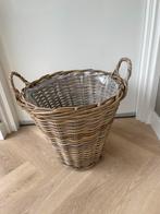 Nieuwe grote rieten mand, Ophalen, Mand, Rond, Zo goed als nieuw