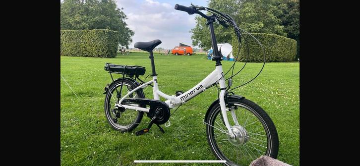 Vouwfiets electrisch minerva ebike ***199 EURO KOOPJE!!!!!!!, Fietsen en Brommers, Fietsen | Vouwfietsen, Zo goed als nieuw, Ophalen of Verzenden