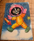 Poes als astronaut in de ruimte - met bewegende oogjes, Verzenden, 1960 tot 1980, Gelopen, Kinderen