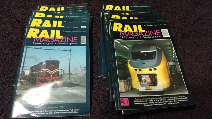 Oude jaargangen Rail Magazine tijdschrift, Hobby en Vrije tijd, Modeltreinen | H0, Gebruikt, Boek, Tijdschrift of Catalogus, Gelijkstroom of Wisselstroom