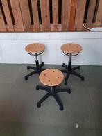 Kruk Taboeret laag model, Ophalen, Nieuw, Hout