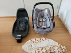 Maxi cosi pebble plus + isofix onderstel + beschermhoes, Ophalen, Zo goed als nieuw, Isofix, 0 t/m 13 kg
