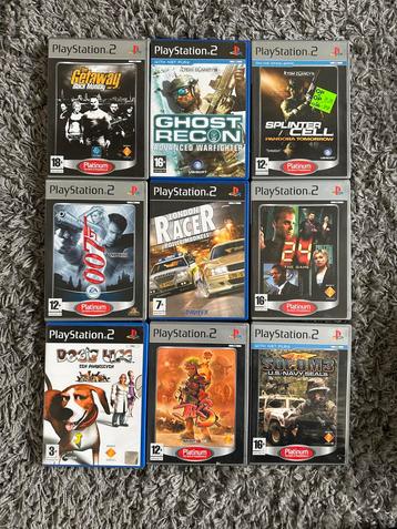PS2 Games Collectie - 9 Titels beschikbaar voor biedingen