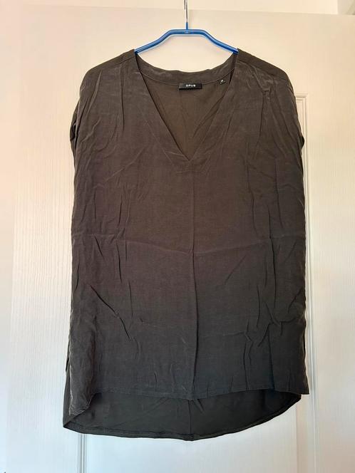 Shirt van Opus maat 42, Kleding | Dames, Tops, Zo goed als nieuw, Maat 42/44 (L), Bruin, Lange mouw, Ophalen of Verzenden