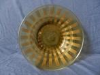 Amber glazen kom Leerdam Copier servies Papaver ? diam. 20,8, Antiek en Kunst, Ophalen of Verzenden