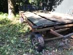 Platte wagen 350 x180 x 70, Doe-het-zelf en Verbouw, Transportwagens, Ophalen, Zo goed als nieuw, Transportkar