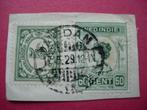 Ned. Indië 2 zegels gestempeld (MEDAN) 5 cent en 50 cent, Verzenden, Gestempeld, Nederlands-Indië