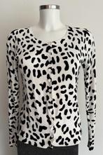 VANITY damesvest maat S (36/38) wit/zwart patroon, Overige kleuren, Verzenden, Zo goed als nieuw, Vanity