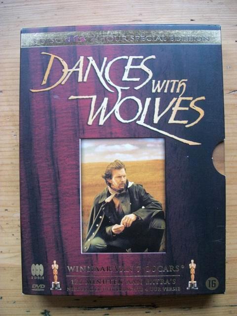 DVD:  Dances with Wolves, Cd's en Dvd's, Dvd's | Klassiekers, Gebruikt, Actie en Avontuur, 1940 tot 1960, Vanaf 16 jaar, Ophalen of Verzenden