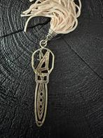 Zilveren Boekenlegger 800 met Passer & Geodriehoek, Antiek en Kunst, Verzenden, Zilver