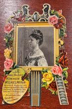 antieke reclamekaart  Holloway zalf litho Wilhelmina, Ophalen of Verzenden, Zo goed als nieuw, Overige typen