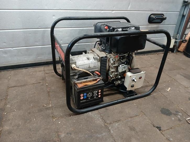 Europower EP4000D aggregaat met yanmar diesel motor, Doe-het-zelf en Verbouw, Aggregaten, Gebruikt, Dieselolie, Minder dan 5 kVA