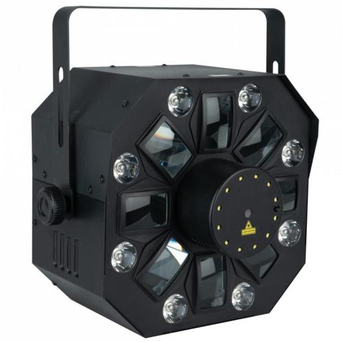 Showtec Firestorm 4-in-1 lichteffect met rg laser, Muziek en Instrumenten, Licht en Laser, Nieuw, Laser, Ophalen of Verzenden