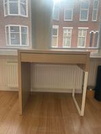 Micke Bureau - Houtkleur, Ophalen of Verzenden, Gebruikt, Bureau