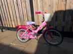 Roze kinderfietsje 14 inch, Fietsen en Brommers, Fietsen | Kinderfietsjes, Ophalen, Gebruikt, Minder dan 16 inch, Zijwieltjes