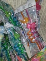 Partij van 8 setjes van 2 cocktail rietjes, Ophalen of Verzenden, Nieuw, Versiering