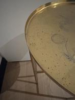 Bloomingville gouden bijzettafel, 45 tot 60 cm, Minder dan 55 cm, Gebruikt, Metaal of Aluminium