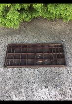 Antieke letterbak / drukkerslade v Firma Harrild & Sons, oud, Antiek en Kunst, Ophalen of Verzenden