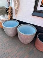 Set van twee bloempottem demo model, Minder dan 60 cm, Rond, Ophalen of Verzenden, Zo goed als nieuw