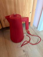 Alessi Plissé Waterkoker - Rood - 1.7L, 1 tot 2 liter, Ophalen, Zo goed als nieuw, Draadloos