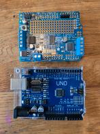 Arduino Uno + Adafruit Motor Shield V2.3, Ophalen of Verzenden, Gebruikt