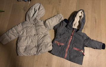 2 winterjas Maat 92 H&M en Zara beschikbaar voor biedingen