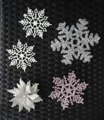 5 prachtige sneeuwkristallen om op te hangen (nieuw), Ophalen of Verzenden, Nieuw