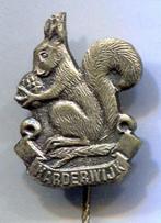 Harderwijk zilverkleurig eekhoorn speldje ( U_032 ), Verzamelen, Speldjes, Pins en Buttons, Verzenden, Nieuw, Stad of Land, Speldje of Pin