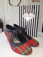 Rood geruite vintage stijl pumps maat 41, Kleding | Dames, Schoenen, Pumps, Lola Ramona, Ophalen of Verzenden, Zo goed als nieuw
