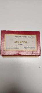 Vintage Conté a Paris Grijze Krijtjes. 12 st., Ophalen of Verzenden, Gebruikt, Potlood of Stift