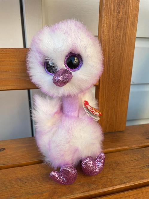 Ty beanie boo struisvogel knuffel Kenya | NIEUW, Kinderen en Baby's, Speelgoed | Knuffels en Pluche, Nieuw, Overige typen, Ophalen of Verzenden