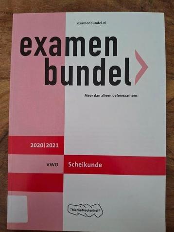 Examenbundel vwo Scheikunde 2020/2021 beschikbaar voor biedingen