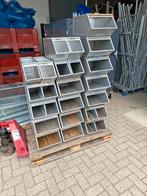 Metalen stapelbakken, Doe-het-zelf en Verbouw, Kratten en Dozen, Ophalen, Zo goed als nieuw, Minder dan 35 cm