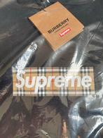 ✅ Supreme Burberry Box Logo Hoodie Sweatshirt Black Large, Kleding | Heren, Nieuw, Ophalen of Verzenden