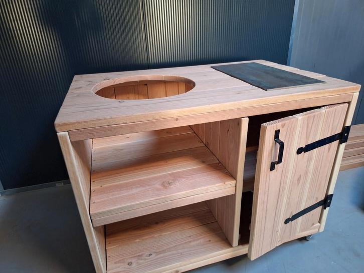 Douglas buitenkeuken Kamado Green egg Basterd Boretti bbq🍖, Tuin en Terras, Buitenkeukens, Nieuw, Houtskool, Ophalen of Verzenden