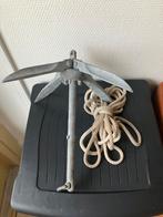 Klapanker met touw, Watersport en Boten, Bootonderdelen, Ophalen of Verzenden, Gebruikt, Ankeren en Afmeren, Zeilboot of Motorboot