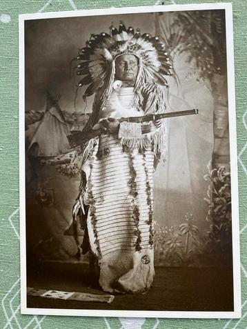 Vintage Postkaart White Bear Dakota Sioux c. 1901 beschikbaar voor biedingen