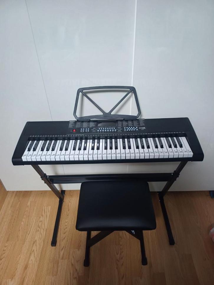 Keyboard piano 61 toetsen- MAX KB4 keyboard muziekinstrument, Muziek en Instrumenten, Keyboards, 61 toetsen, Overige merken, Ophalen