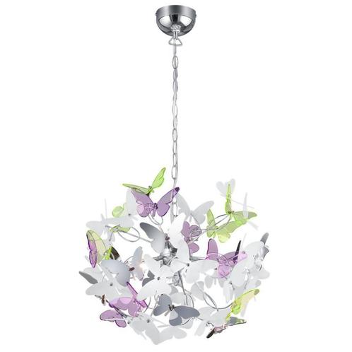 Prachtige hanglamp butterfly, Huis en Inrichting, Lampen | Hanglampen, Nieuw, Minder dan 50 cm, Kunststof, Metaal, Overige materialen